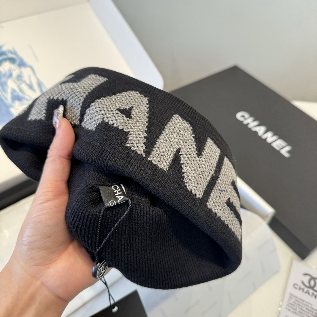 Chanel香奈儿新款毛线帽