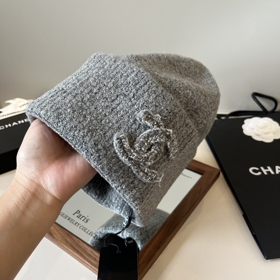 Chanel香奈儿新款毛线帽