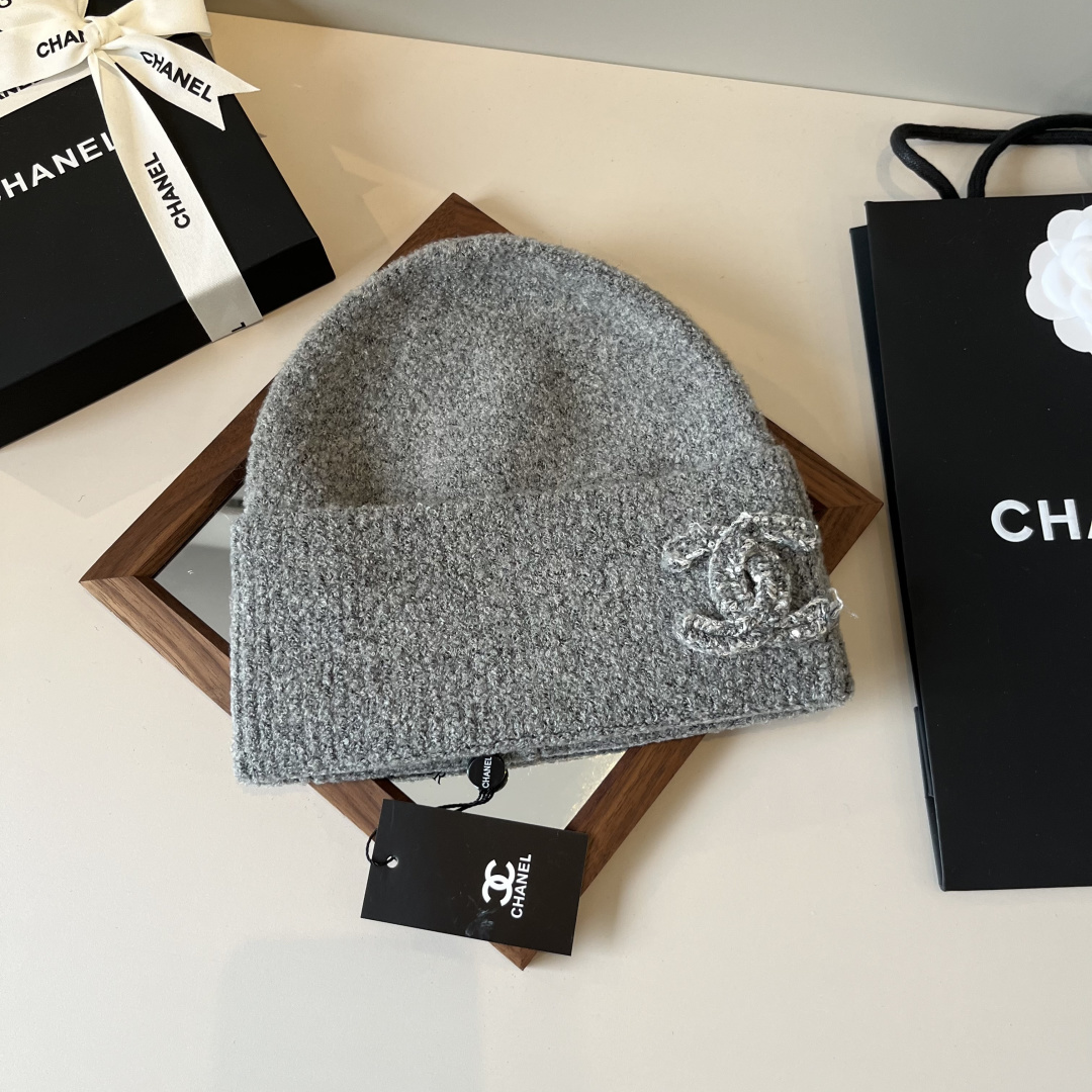 Chanel香奈儿新款毛线帽