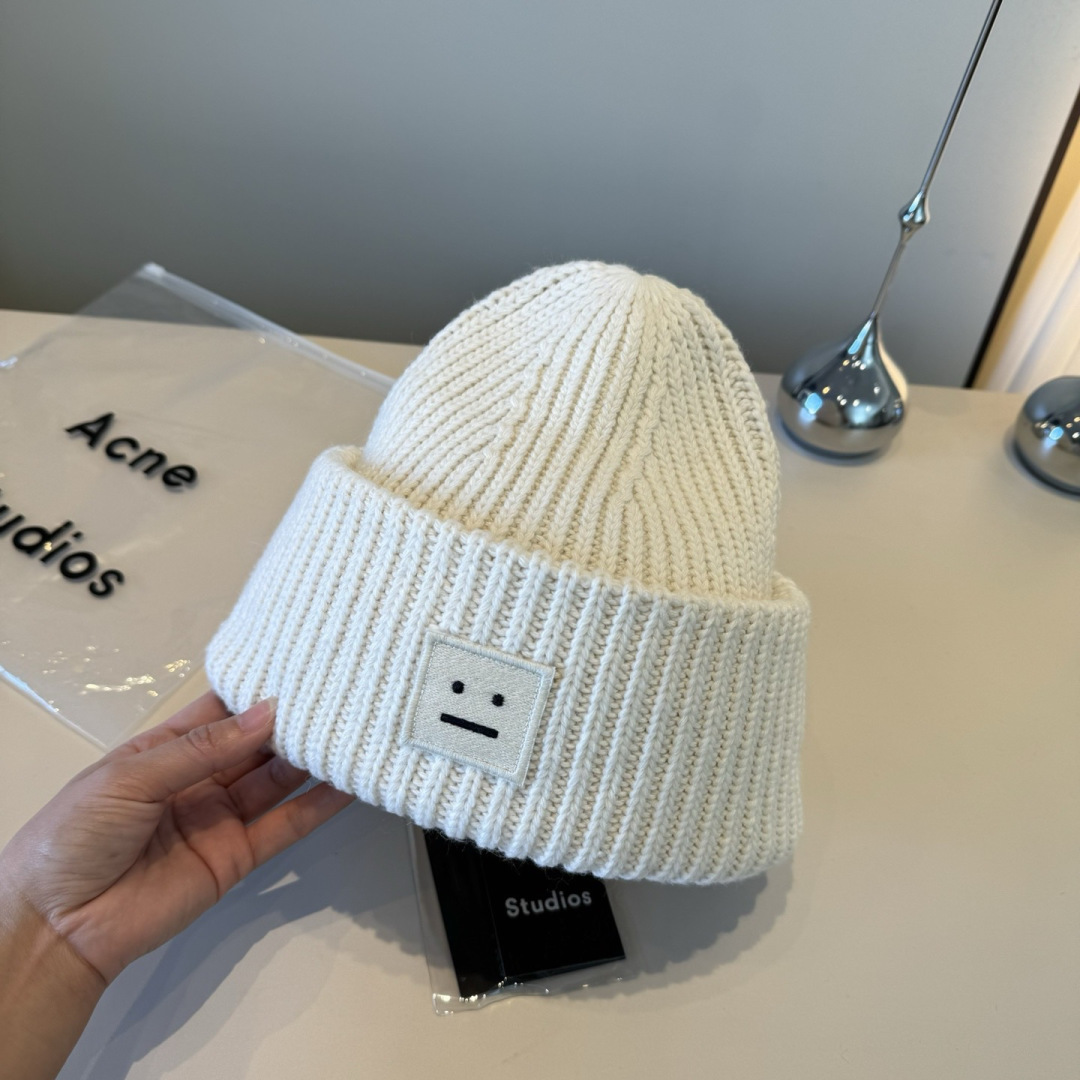 Acne Studios 新款毛线帽，官方1:1，开模打造，跑量5色