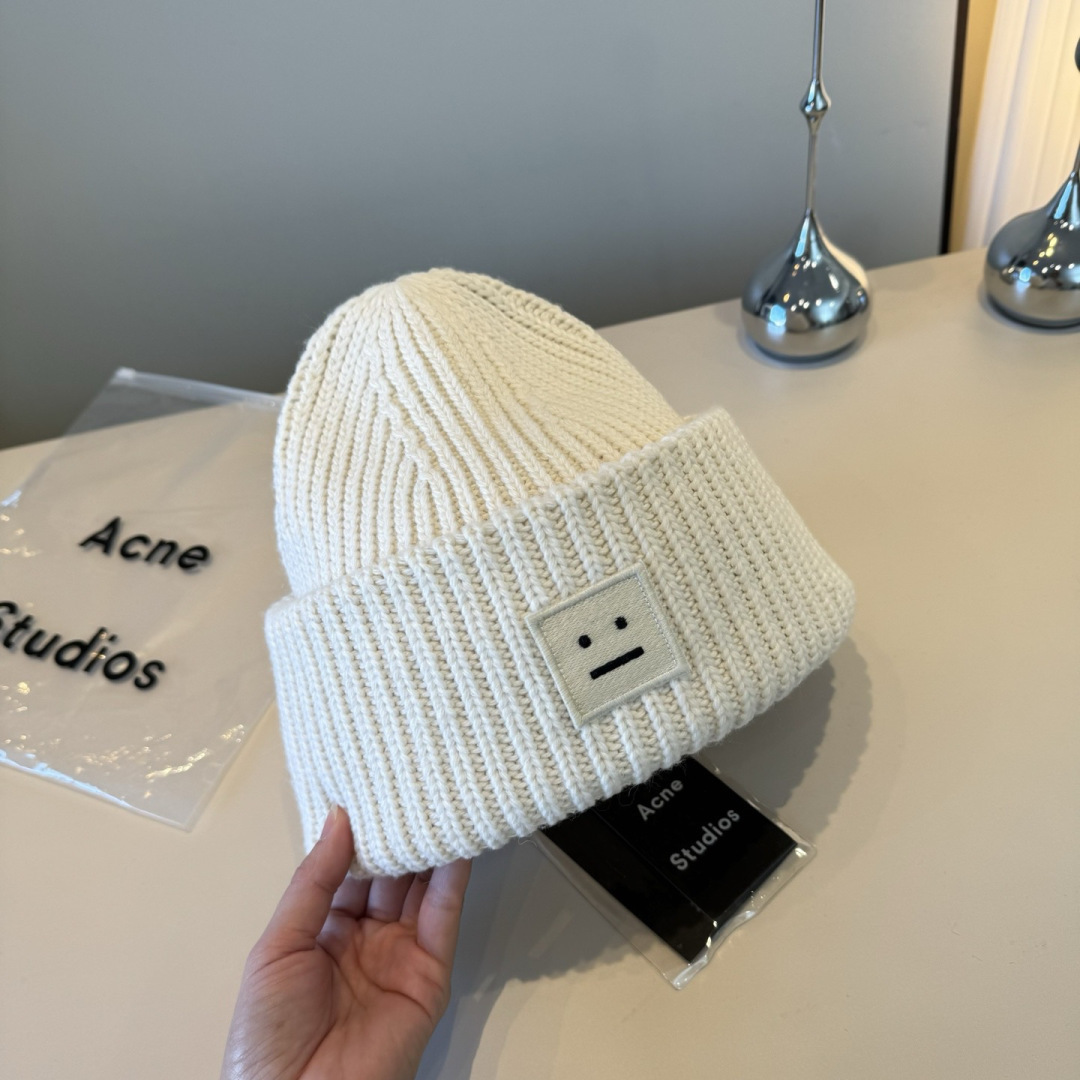 Acne Studios 新款毛线帽，官方1:1，开模打造，跑量5色