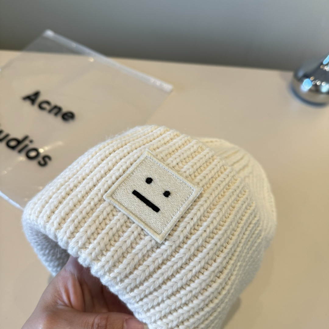 Acne Studios 新款毛线帽，官方1:1，开模打造，跑量5色