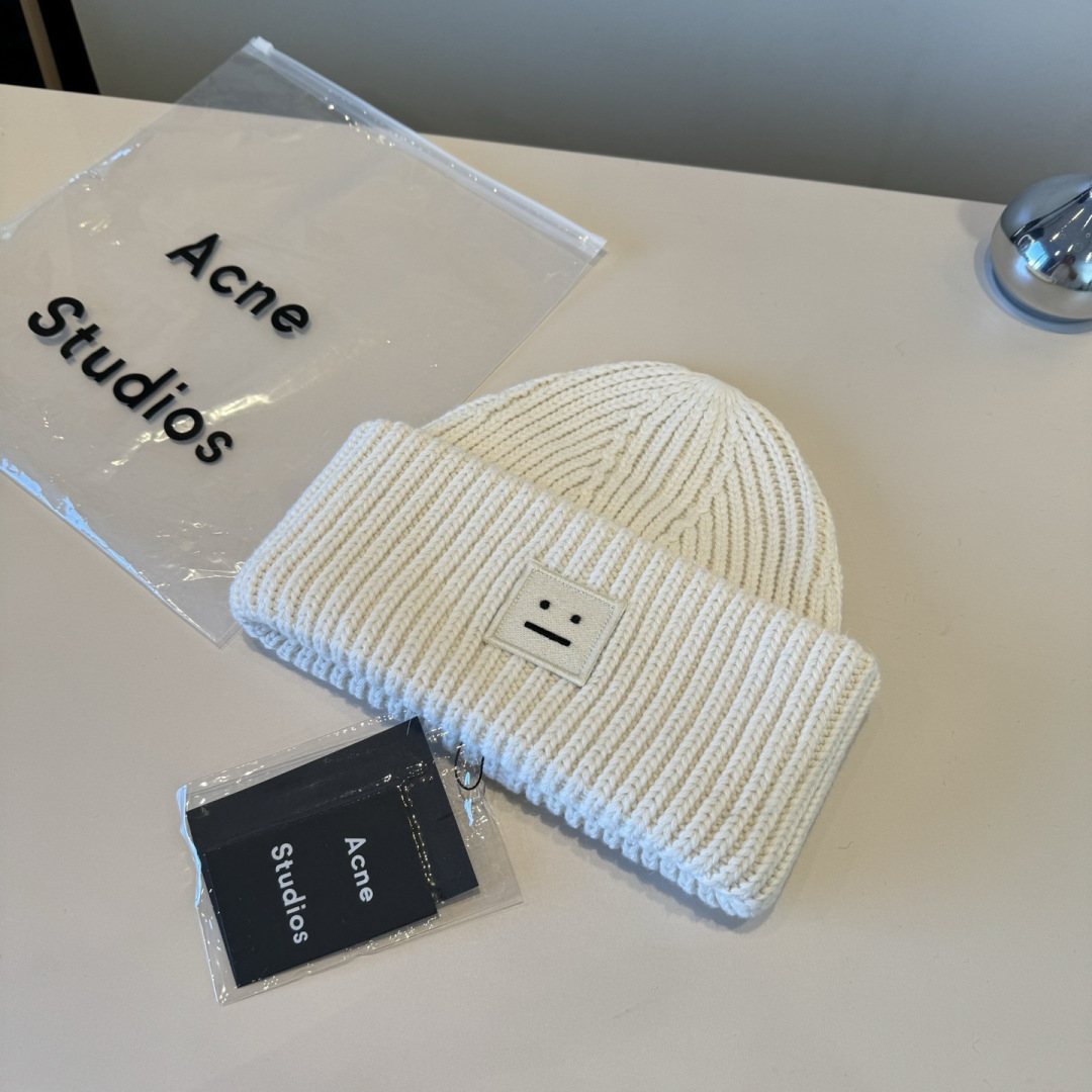 Acne Studios 新款毛线帽，官方1:1，开模打造，跑量5色