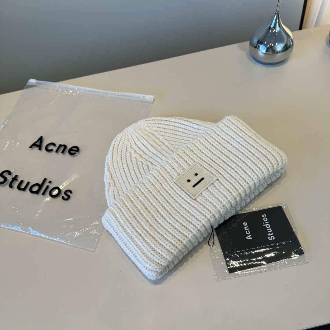 Acne Studios 新款毛线帽，官方1:1，开模打造，跑量5色