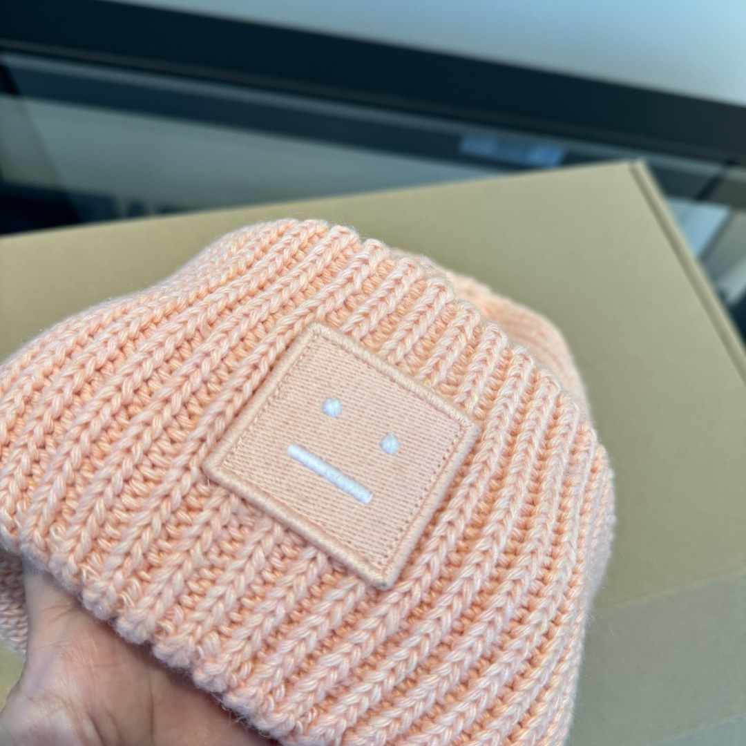 Acne Studios 新款毛线帽，官方1:1，开模打造，跑量5色