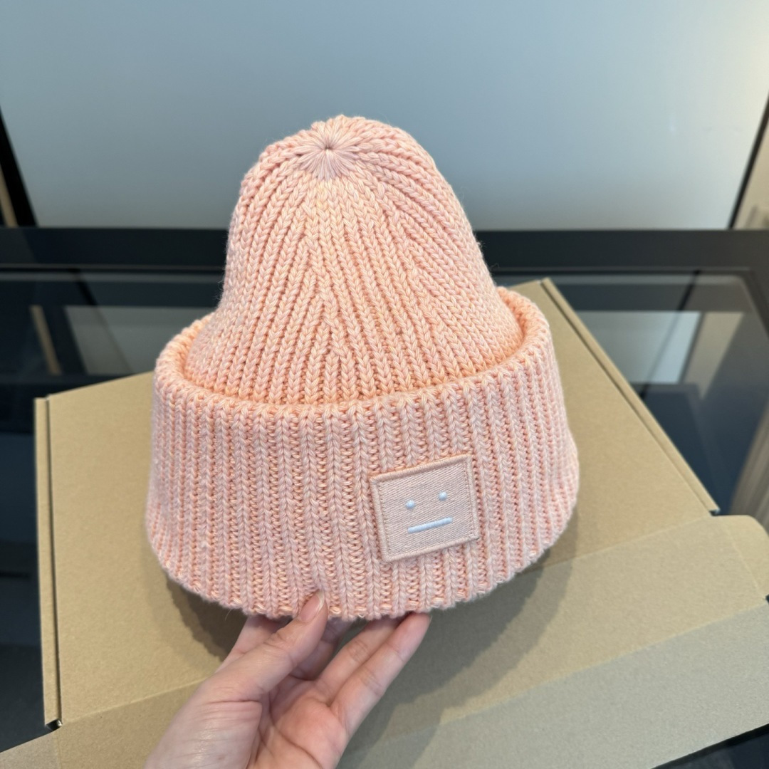 Acne Studios 新款毛线帽，官方1:1，开模打造，跑量5色