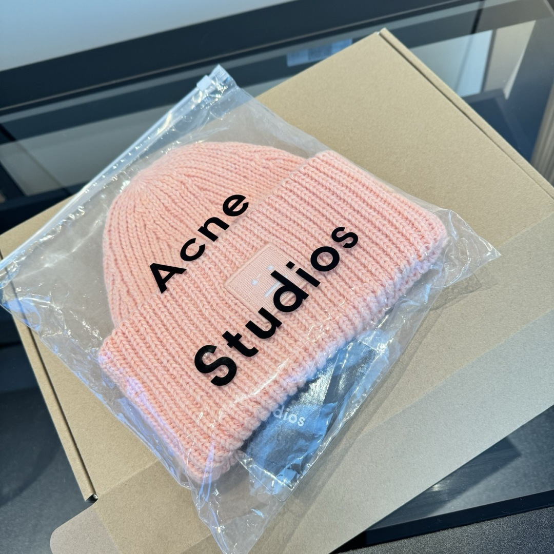 Acne Studios 新款毛线帽，官方1:1，开模打造，跑量5色