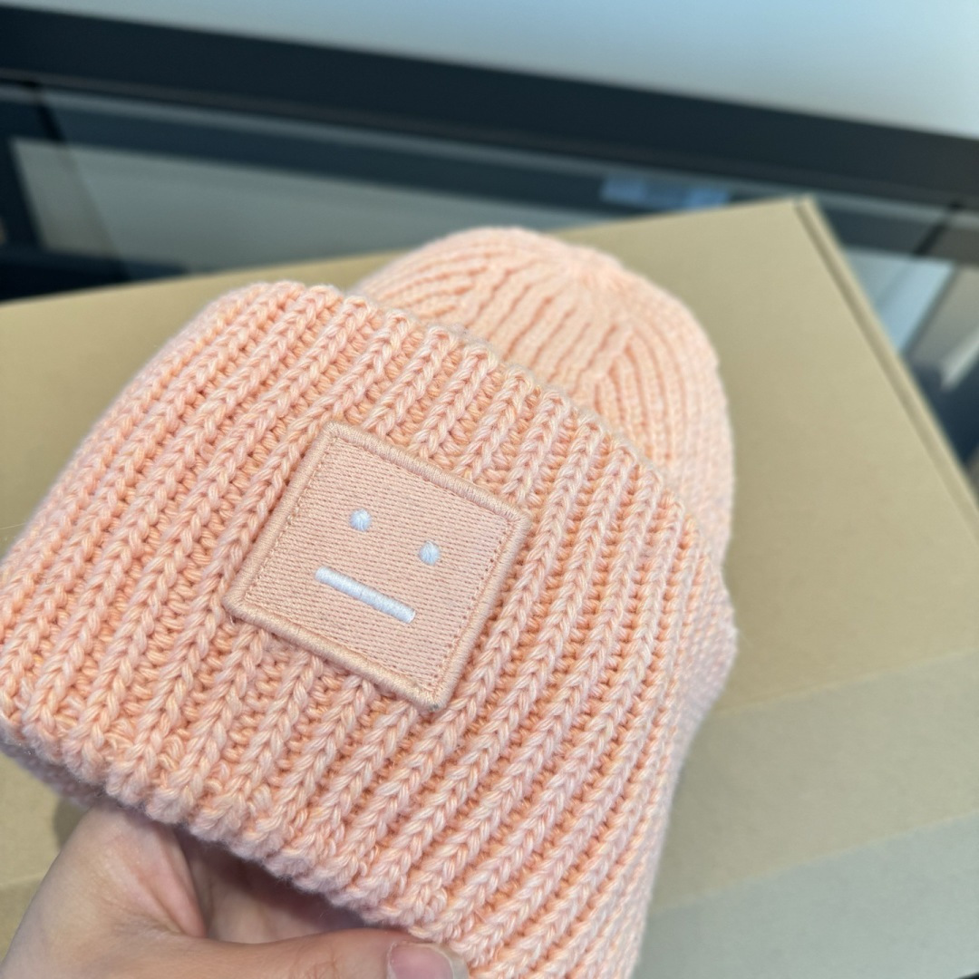 Acne Studios 新款毛线帽，官方1:1，开模打造，跑量5色