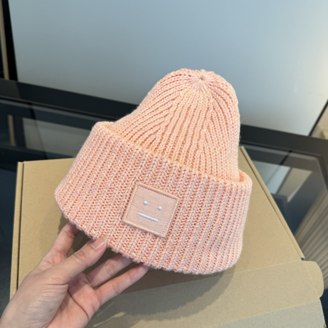 Acne Studios 新款毛线帽，官方1:1，开模打造，跑量5色