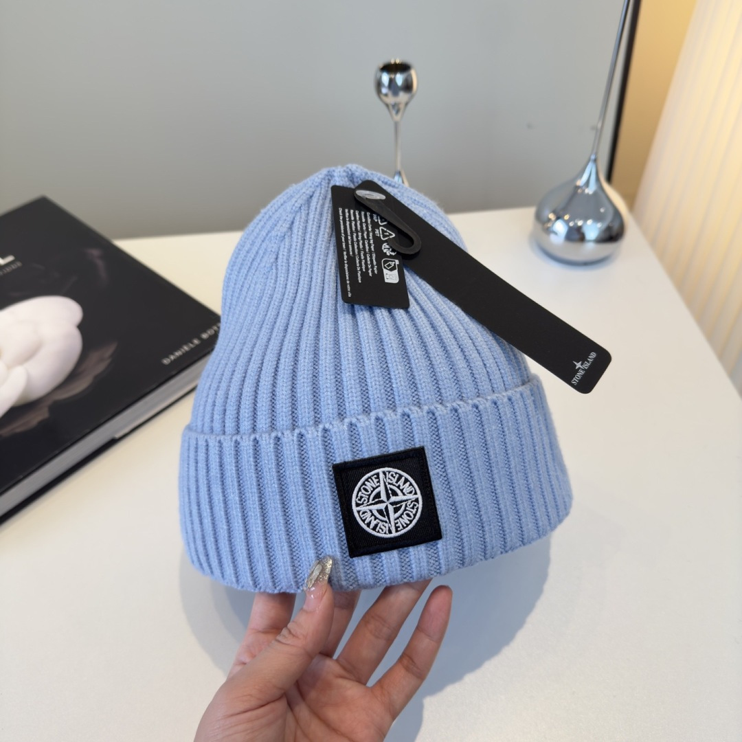 STONE ISLAND石头岛新款毛线帽，经典百搭款