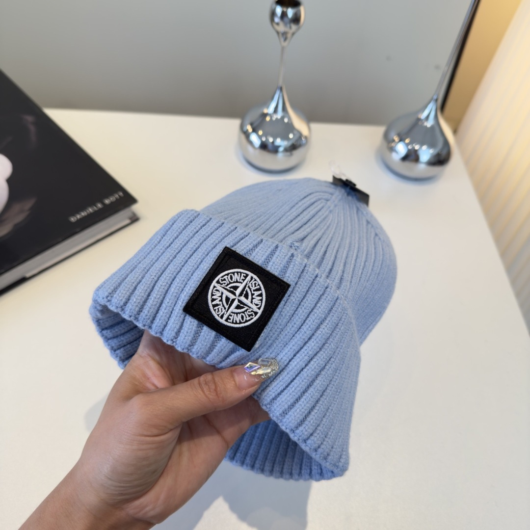 STONE ISLAND石头岛新款毛线帽，经典百搭款
