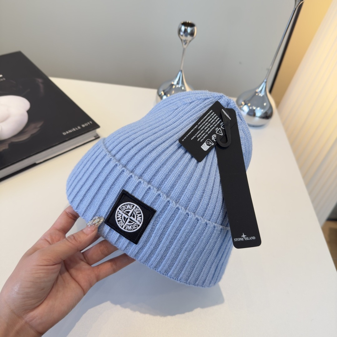 STONE ISLAND石头岛新款毛线帽，经典百搭款