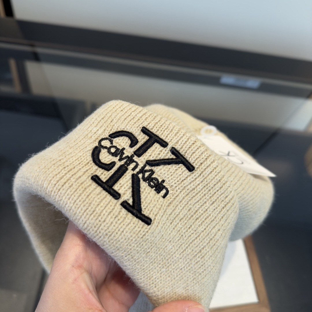 CK潮牌新款毛线帽，头围57cm