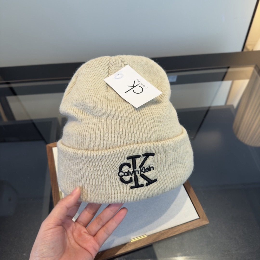 CK潮牌新款毛线帽，头围57cm