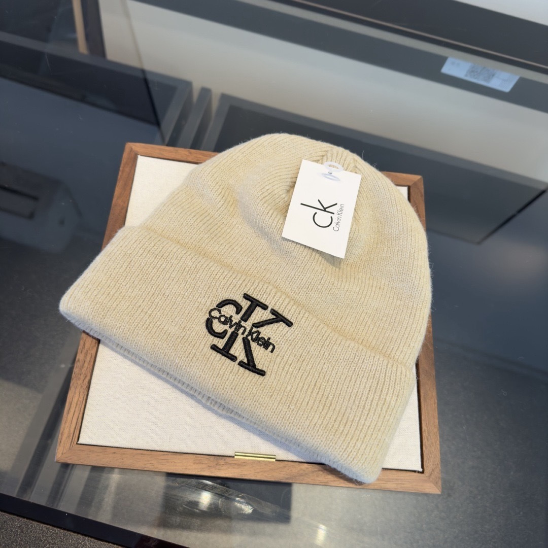 CK潮牌新款毛线帽，头围57cm
