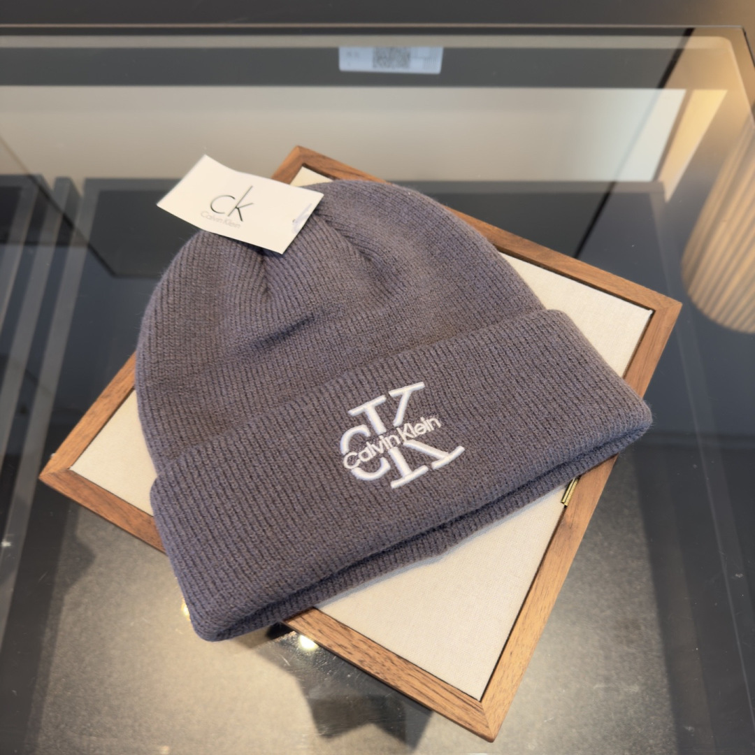 CK潮牌新款毛线帽，头围57cm
