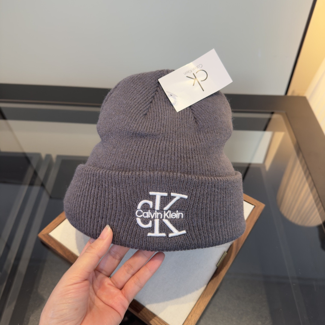 CK潮牌新款毛线帽，头围57cm