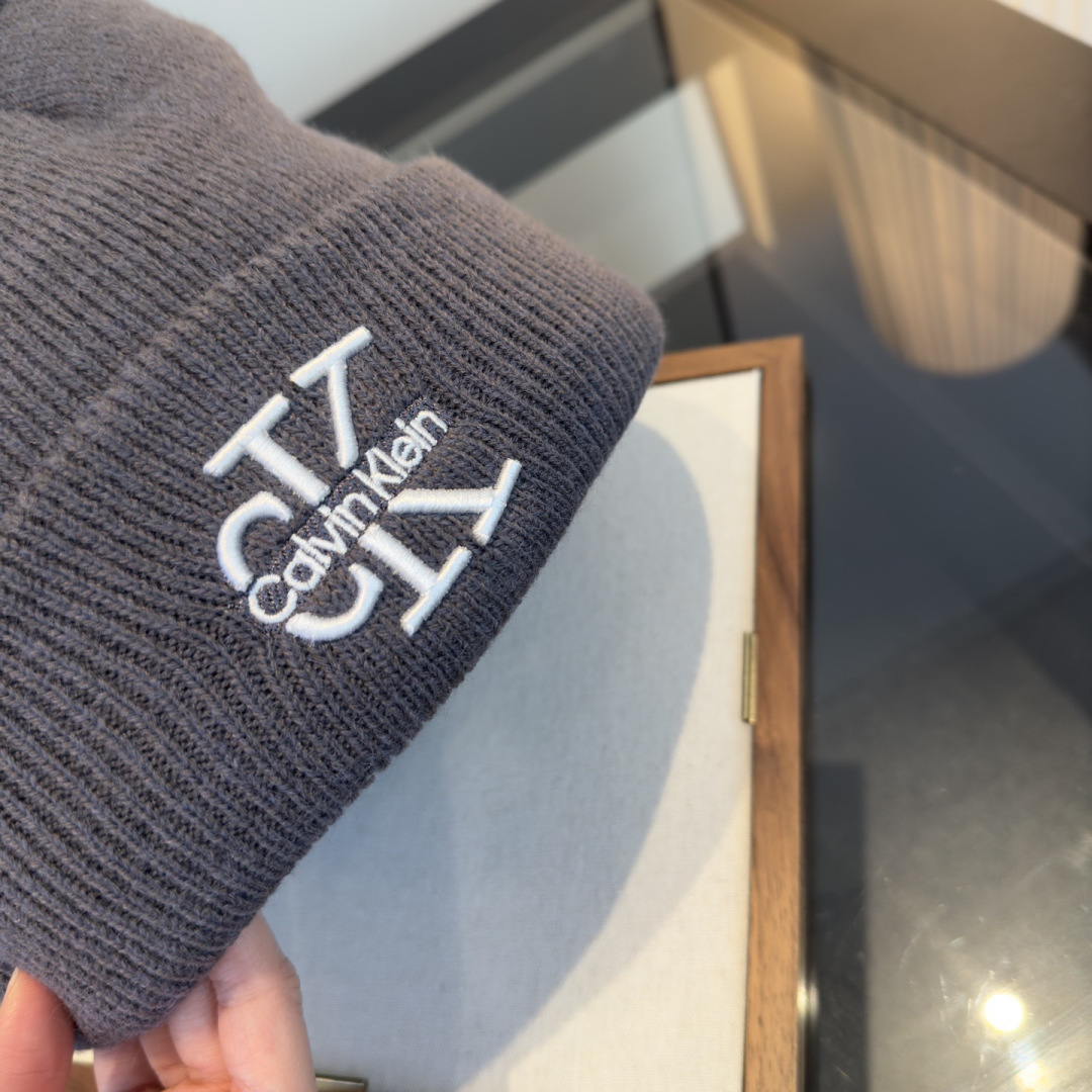 CK潮牌新款毛线帽，头围57cm