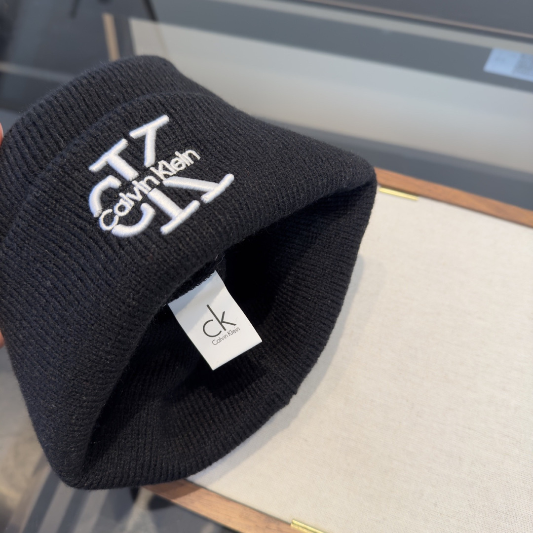 CK潮牌新款毛线帽，头围57cm