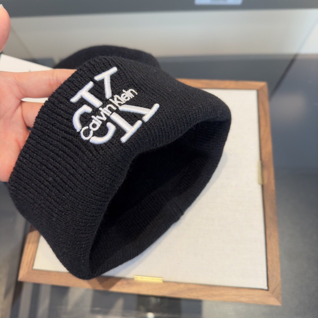 CK潮牌新款毛线帽，头围57cm
