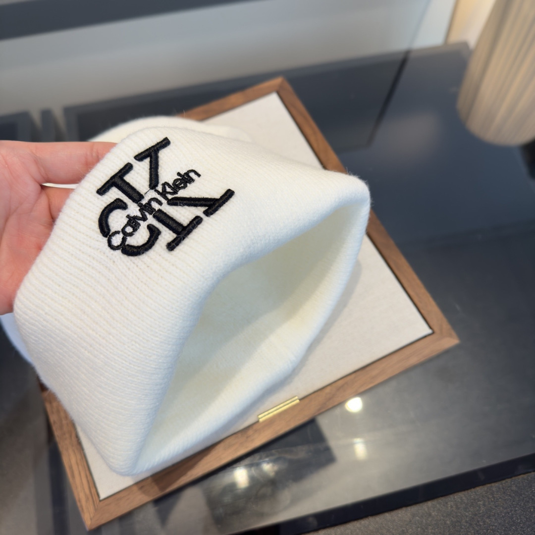 CK潮牌新款毛线帽，头围57cm