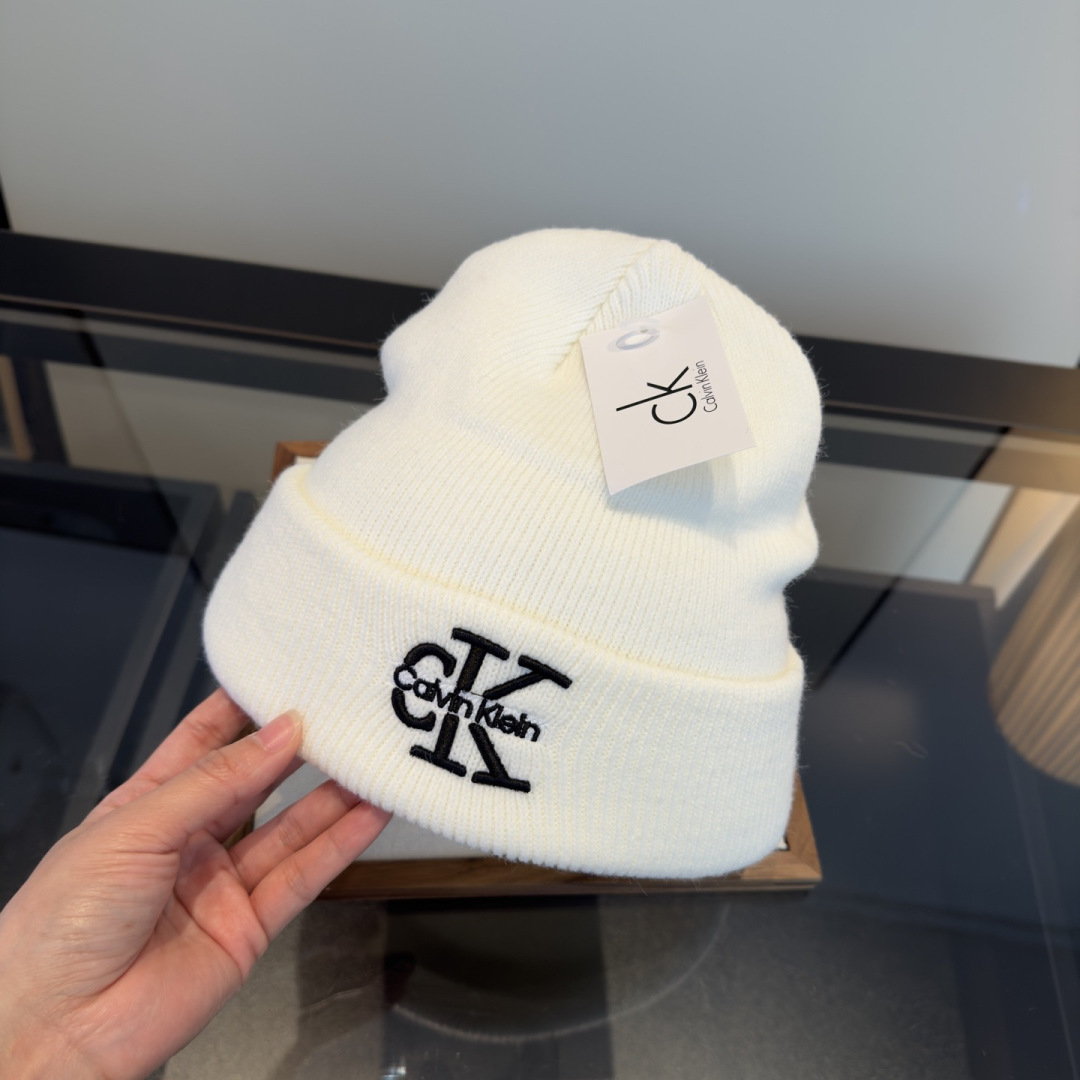 CK潮牌新款毛线帽，头围57cm