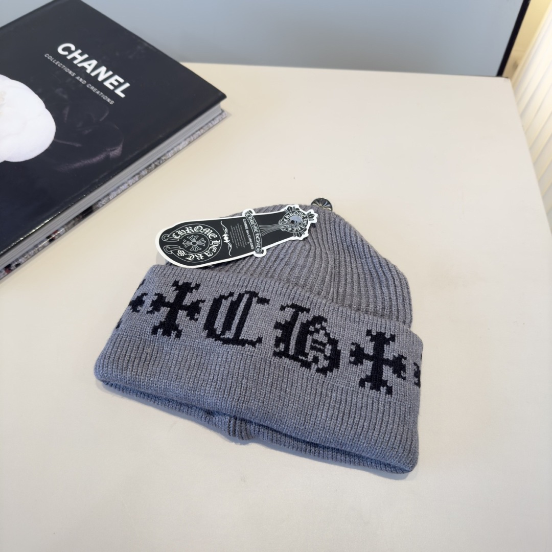 克罗心新款针织毛线帽