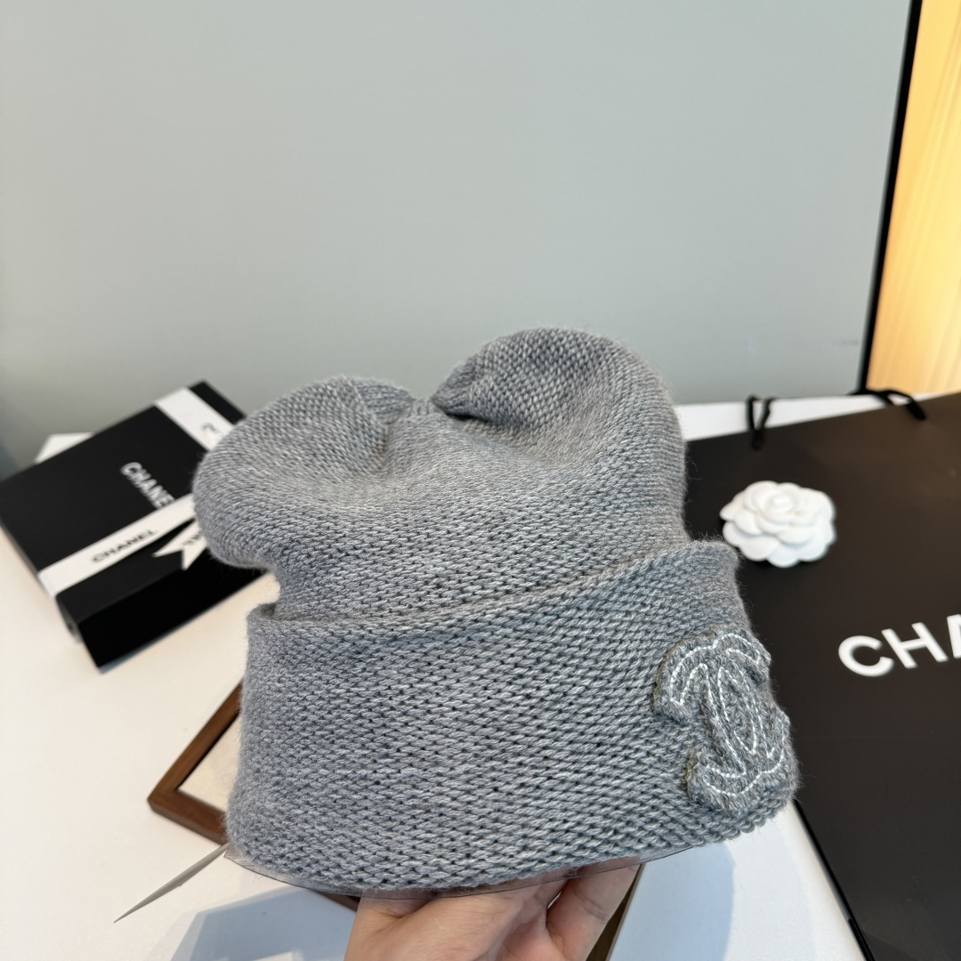 Chanel香奈儿新款毛线帽