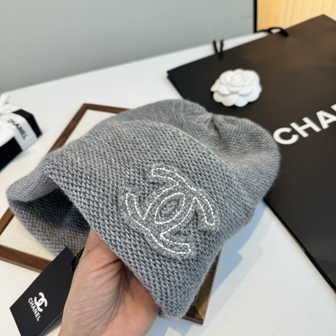 Chanel香奈儿新款毛线帽