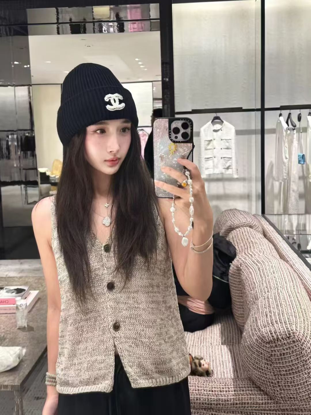 Chanel香奈儿新款毛线帽