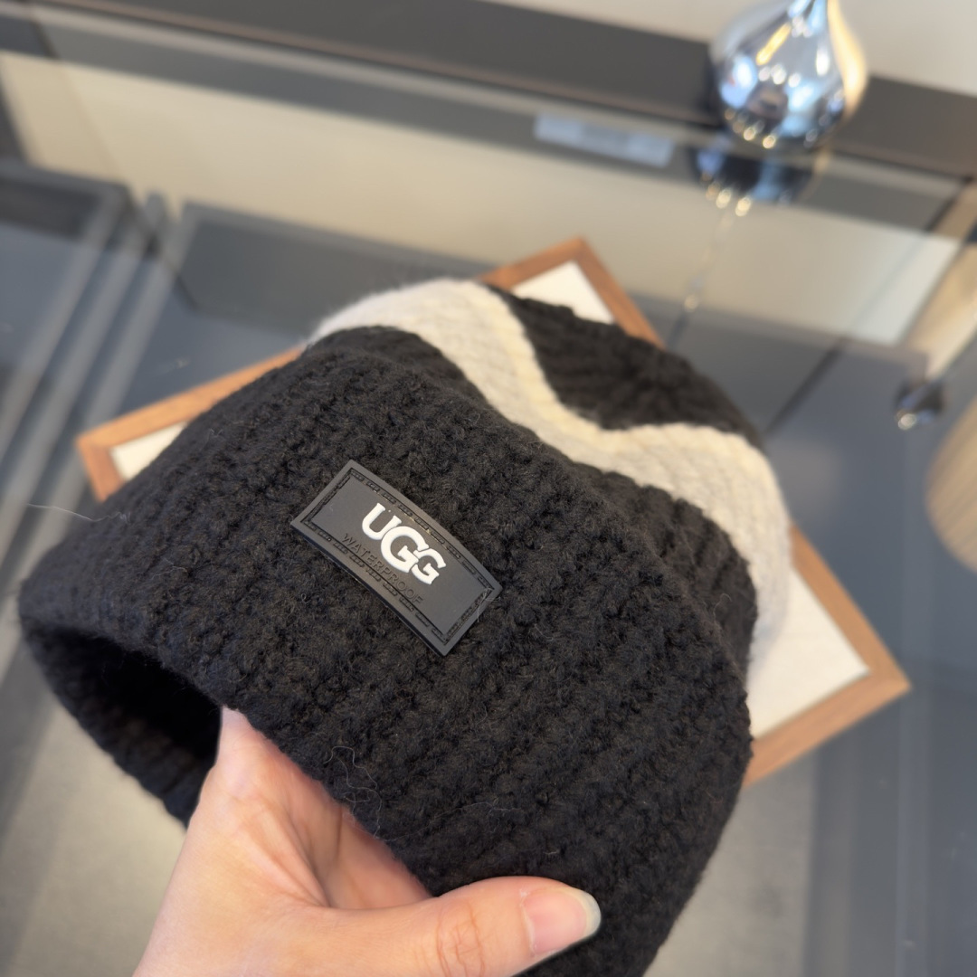 UGG秋冬款新款毛线帽, 百分百羊毛面料🐑