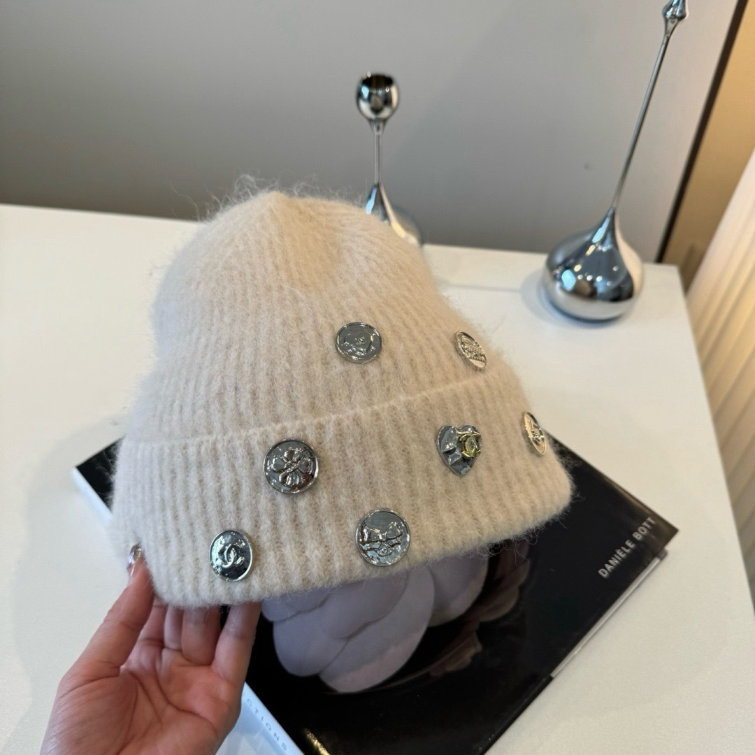 Chanel香奈儿新款毛线帽，百分百羊毛🐑，