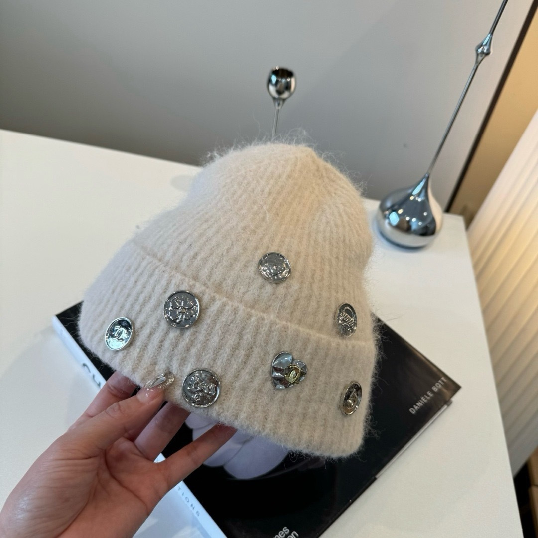 Chanel香奈儿新款毛线帽，百分百羊毛🐑，