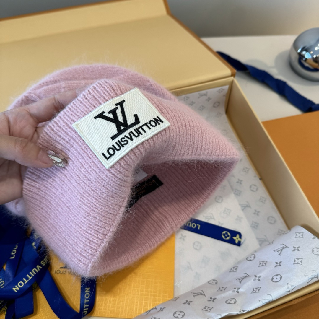Lv路易斯秋冬款新款毛线帽, 百分百羊毛面料🐑