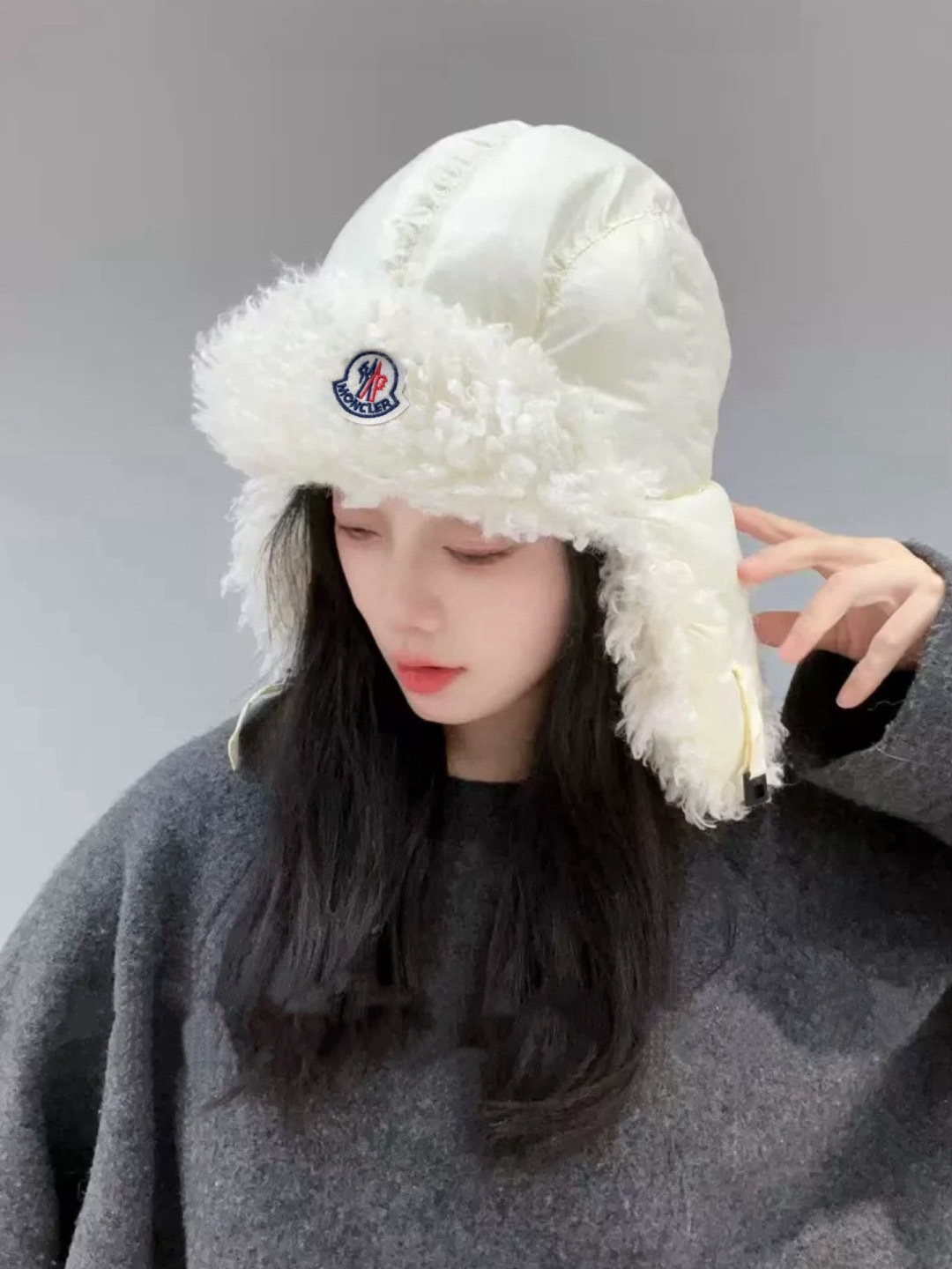 上新ꫛꫀꪝ ❥— 🆕秋冬新款毛毛护耳滑雪护耳帽 💫白色 驼色 红色 黑色 🔥高品质爆款