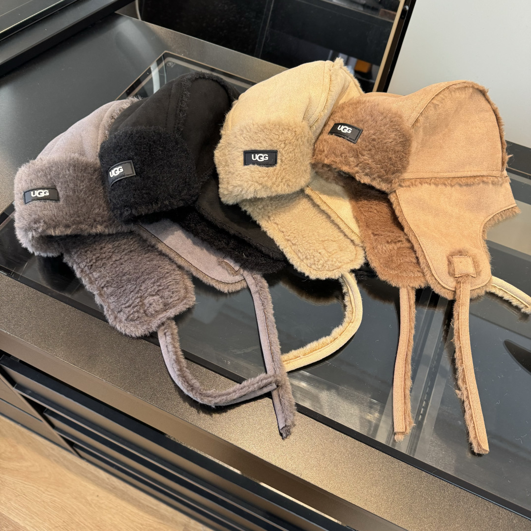 Ugg新款护耳帽，内里加绒，轻盈舒适，秋冬必备单品