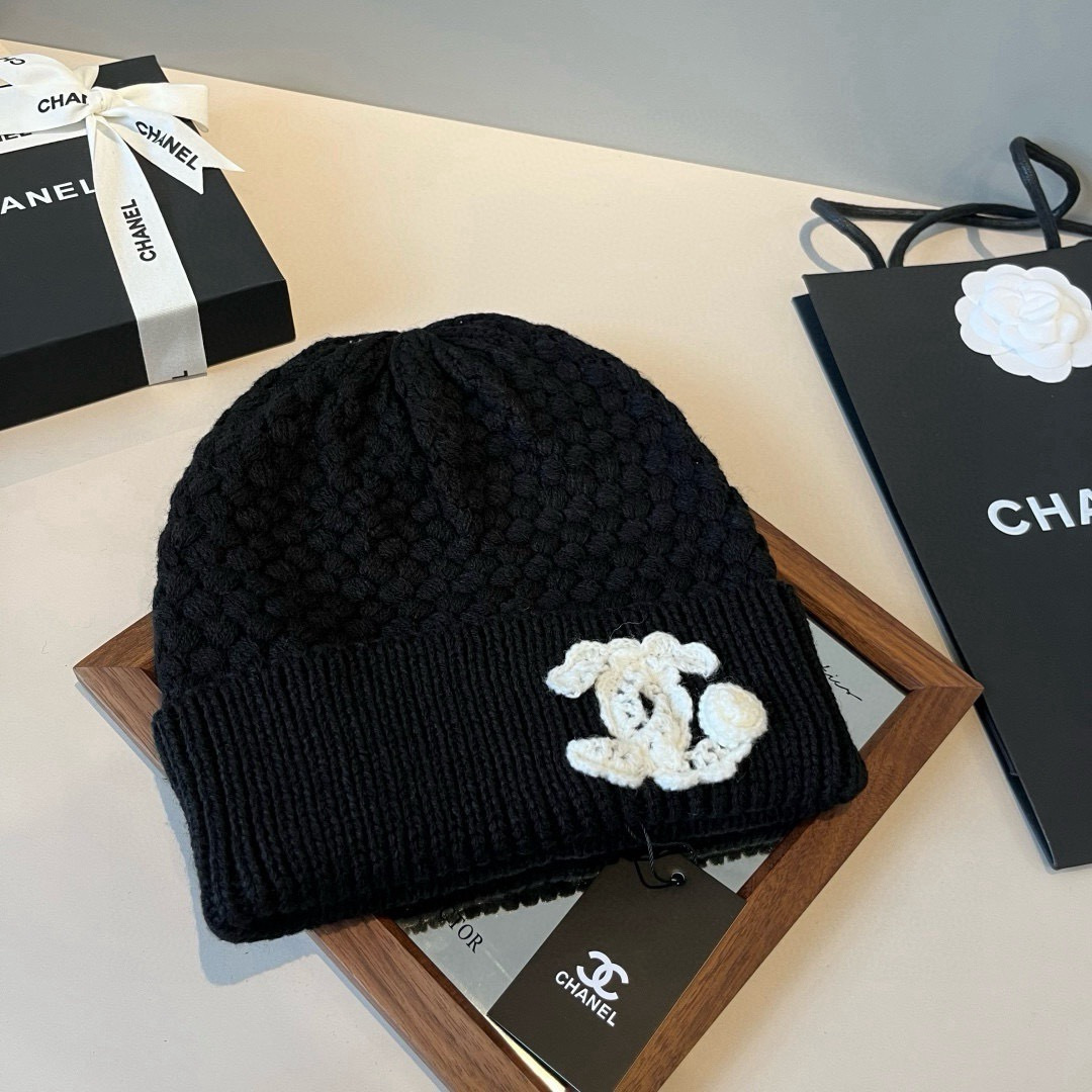 Chanel香奈儿针织毛线帽