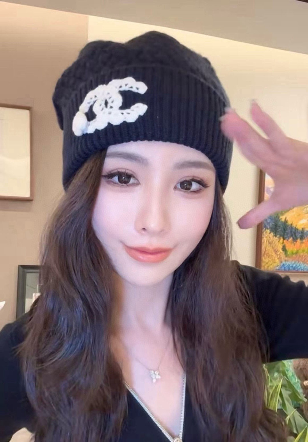 Chanel香奈儿针织毛线帽
