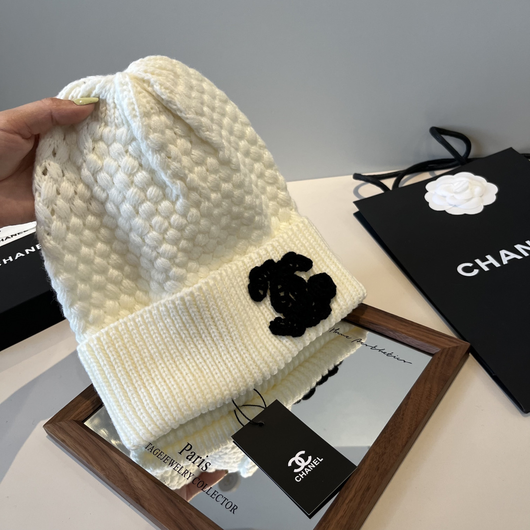 Chanel香奈儿针织毛线帽