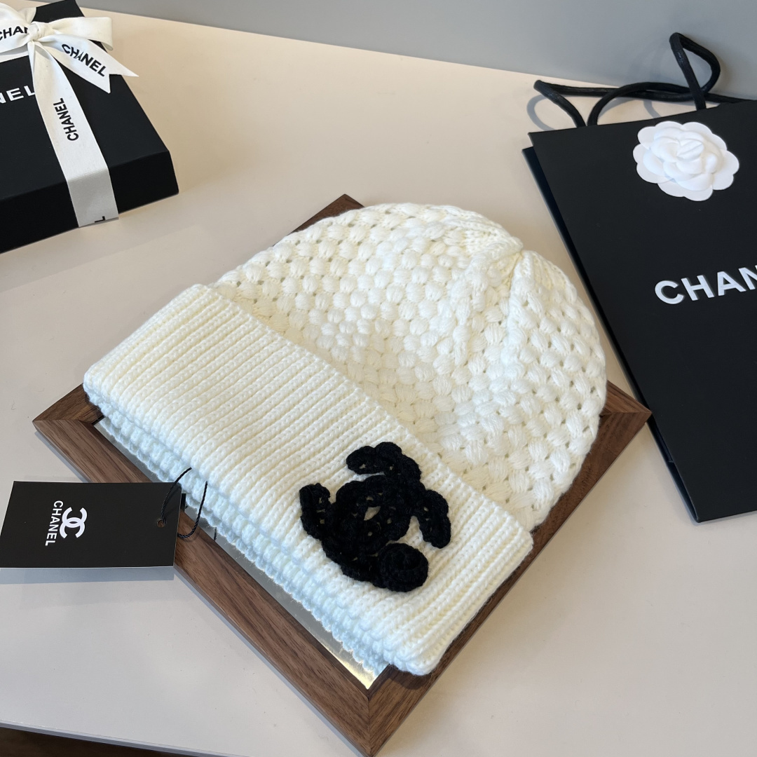 Chanel香奈儿针织毛线帽