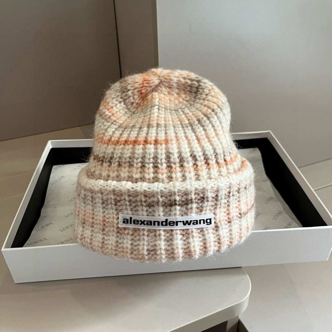 亚力上大王alexanderwang 迷彩毛线帽