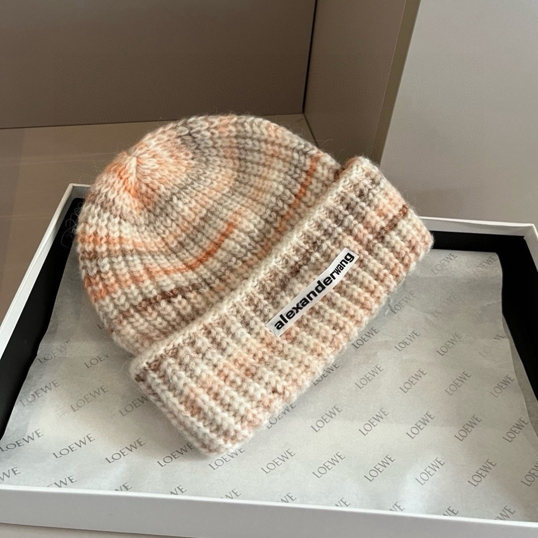 亚力上大王alexanderwang 迷彩毛线帽