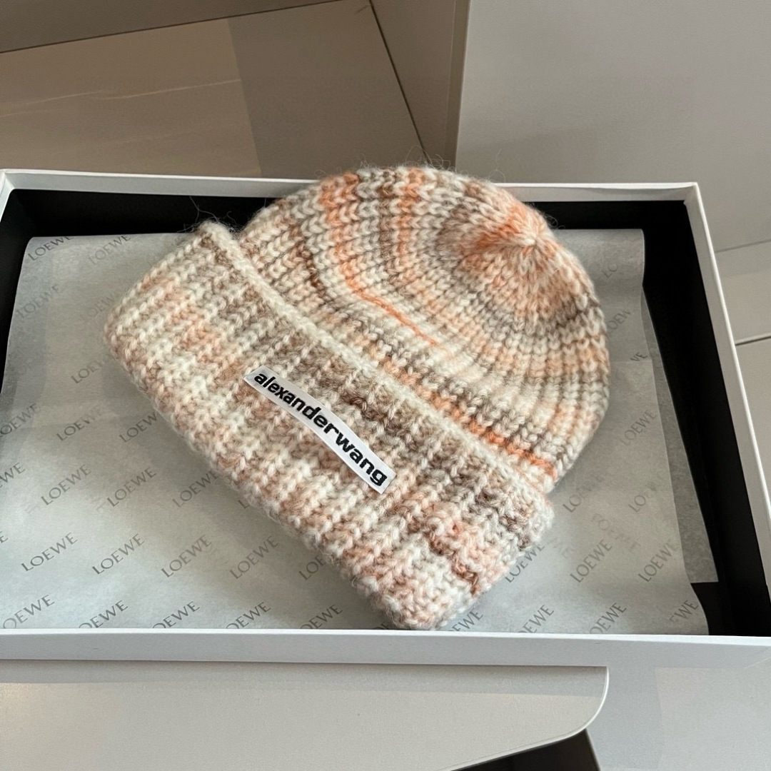 亚力上大王alexanderwang 迷彩毛线帽