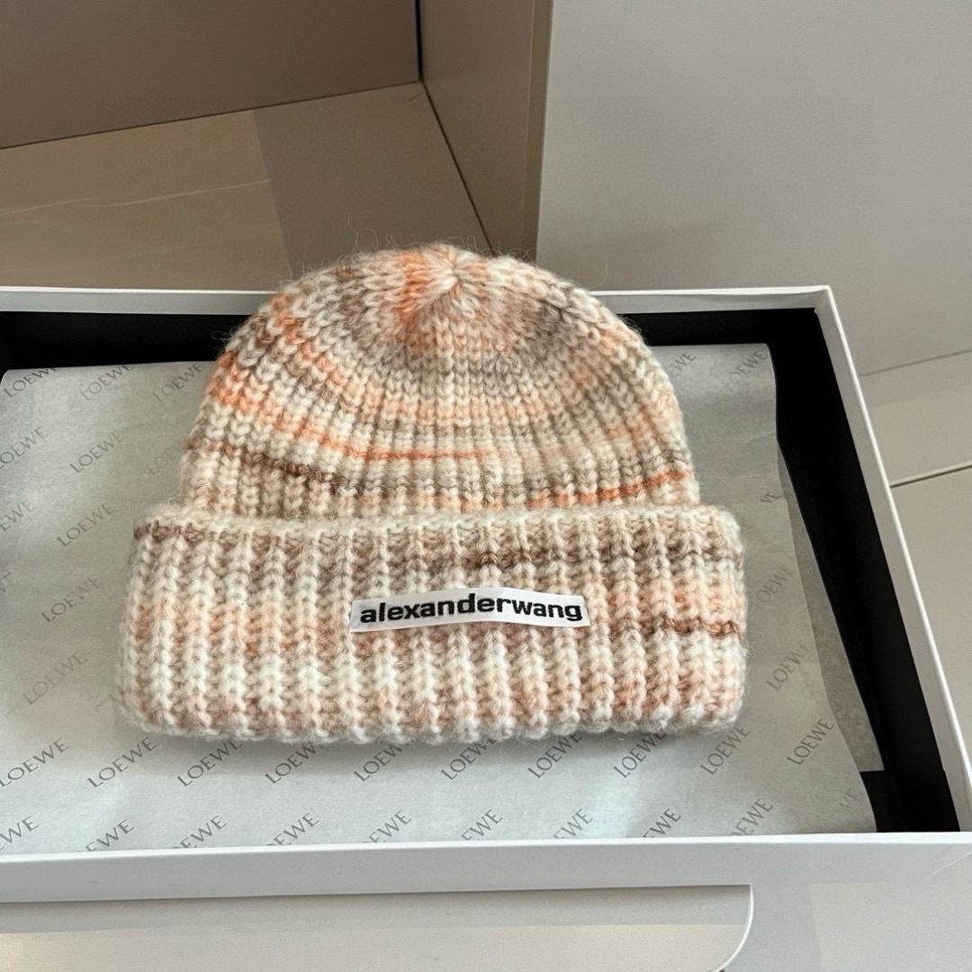 亚力上大王alexanderwang 迷彩毛线帽