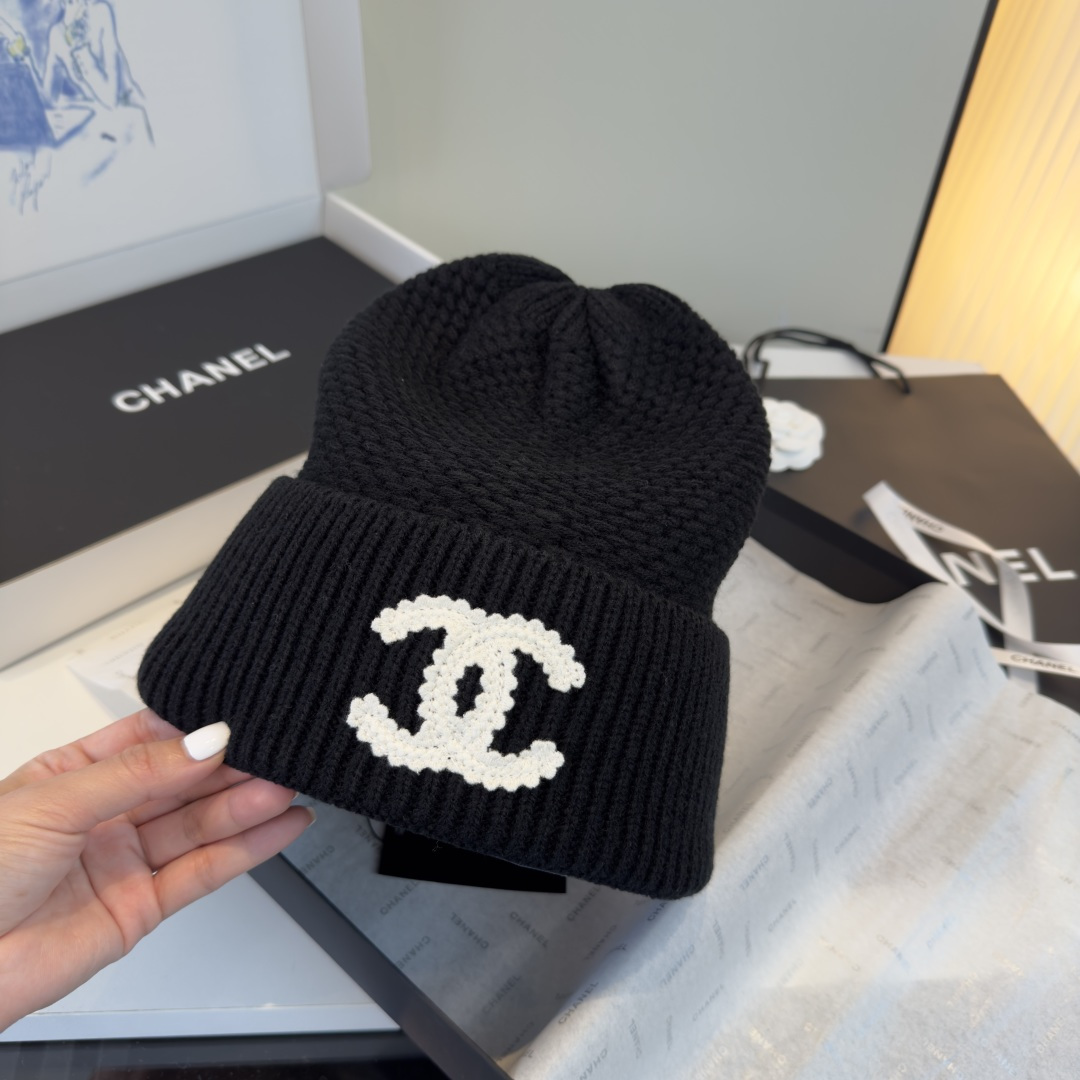 Chanel香奈儿新款毛线帽