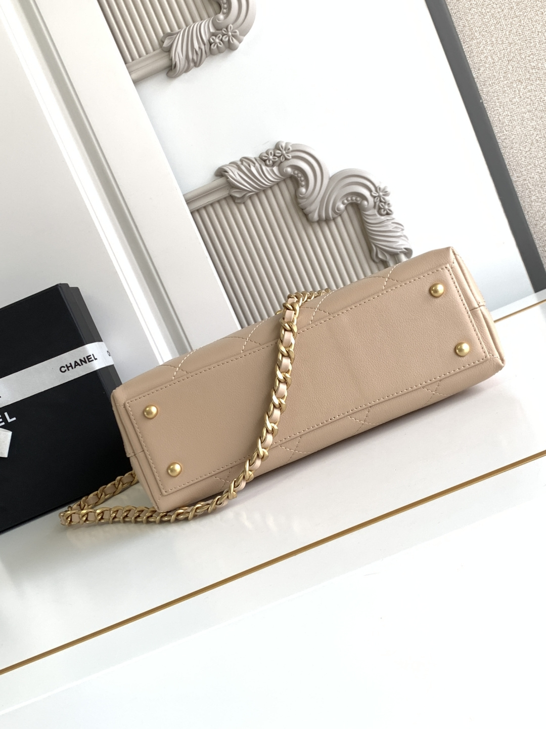 Chanel 25S白金公文口盖包太帅了吧 口盖包太有气场啦有点像公文包哈哈哈、可手提着满满的