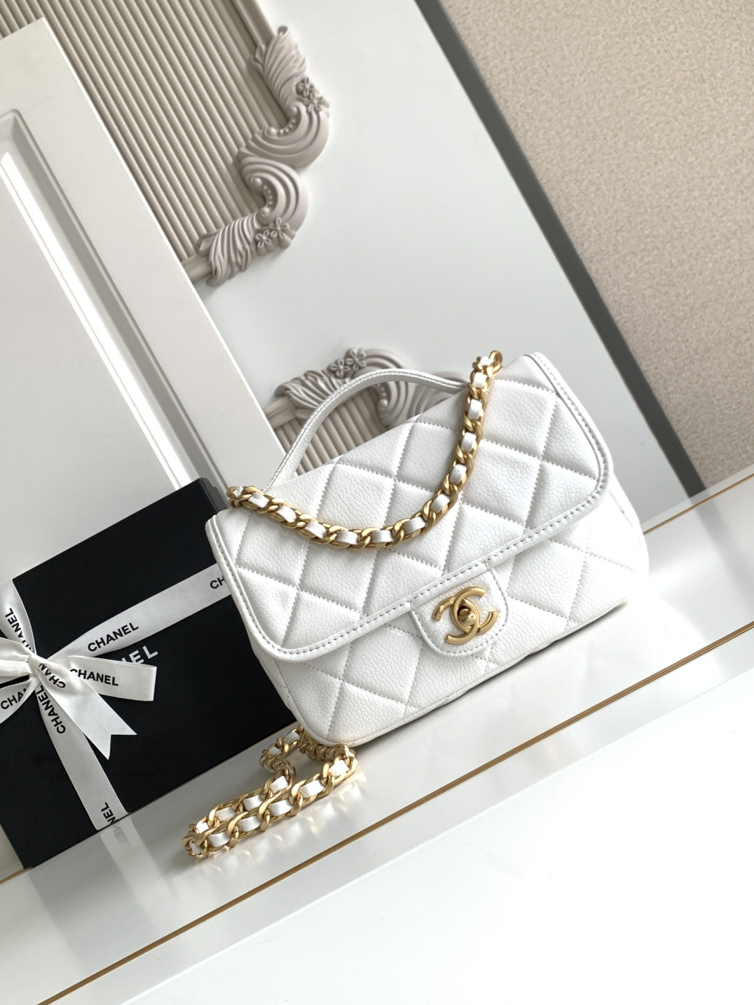 Chanel Style Leather Backpack Lookbook Reference image 2