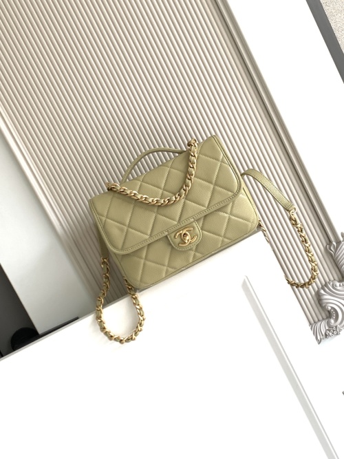Chanel 13902 Large Beige Quilted Leather Shoulder Bag with Chain Strap 1 Chanel 13902 Large Beige Quilted Leather Shoulder Bag with Chain Strap