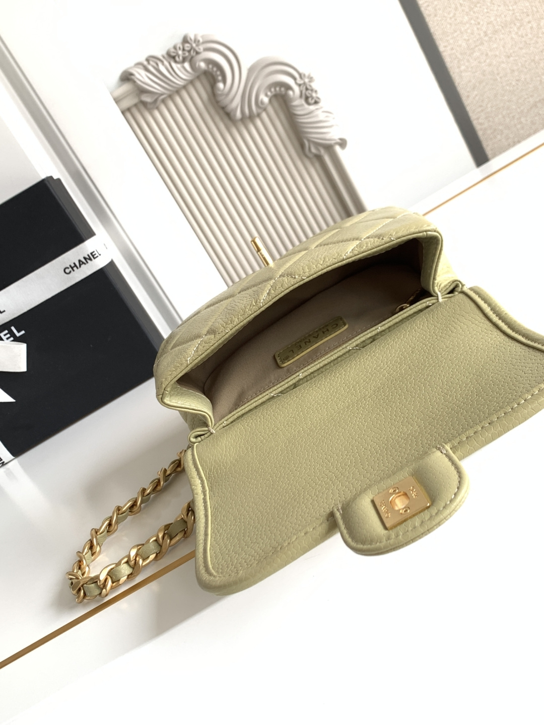 Chanel Style Leather Backpack Bags Backpack detail image 8 from source 785826