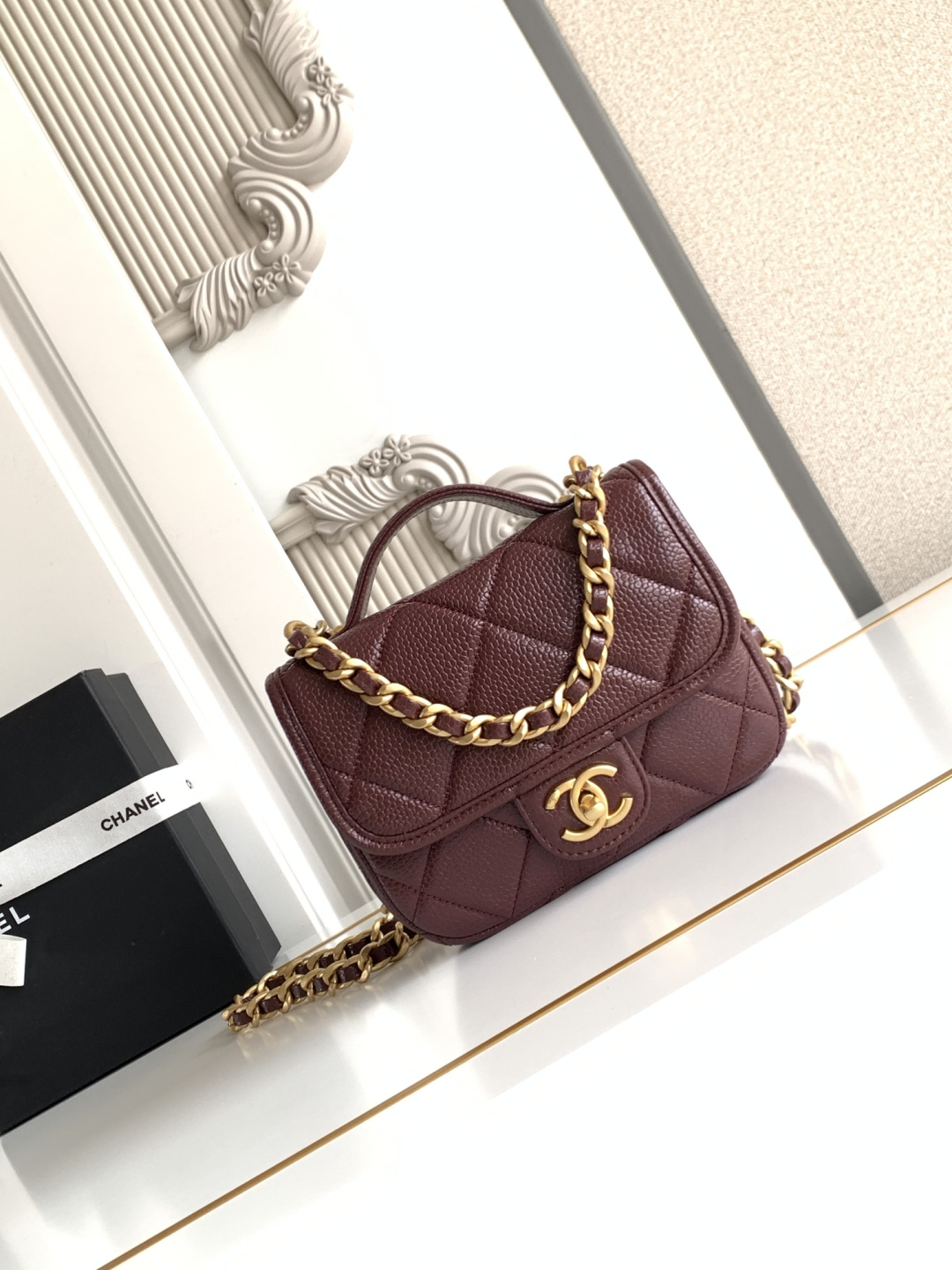 Chanel Style Leather Backpack Lookbook Reference image 2